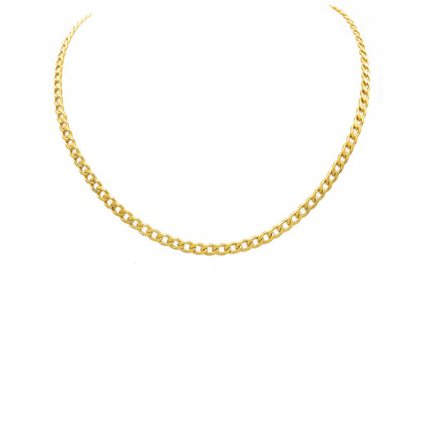 Gold Filled Cuban Link Chain Necklace