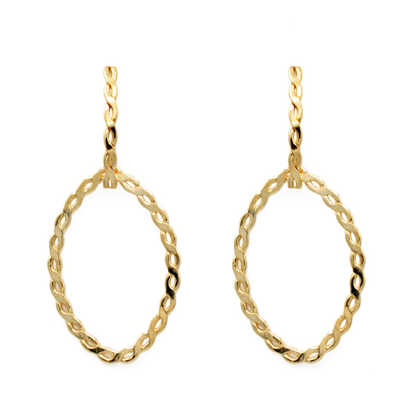 Gold Filled Chain Dangle Earring