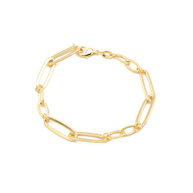 Gold Filled Link Chain Bracelet