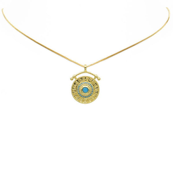 Gold Filled CZ Pendant Necklace