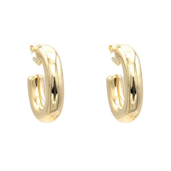 Gold Filled Shiny Hoop Earring