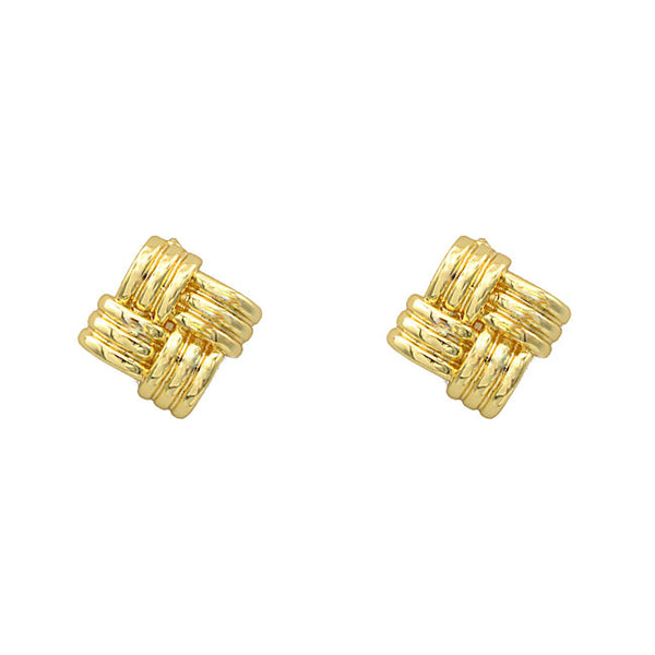 Gold Filled Square Stud Earrings