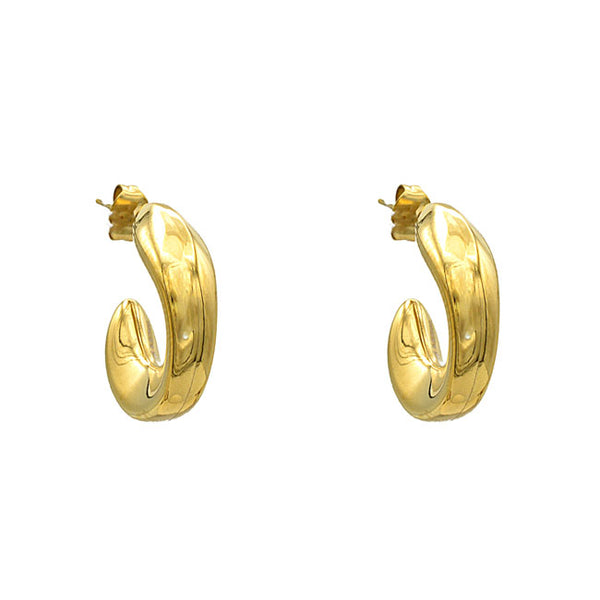 Stainless Steel Gold Hoop Earring