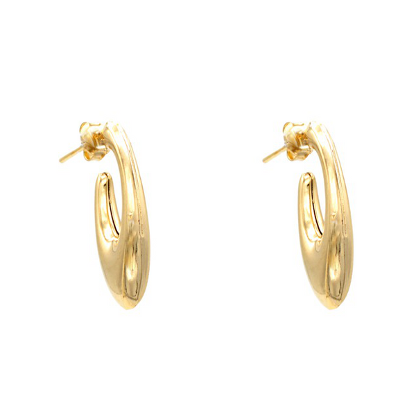 Gold Filled Teardrop Dangle Earrings