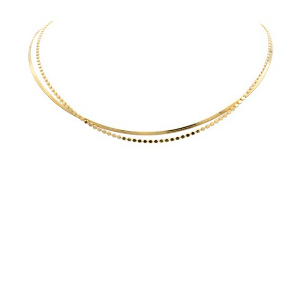Gold Filled Multi Strand Necklace