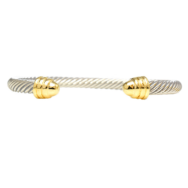 Twisted Cable Cuff Bracelet