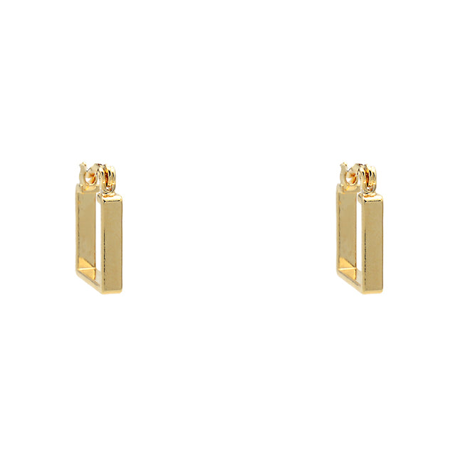 Gold Filled Square Hoop Earrings
