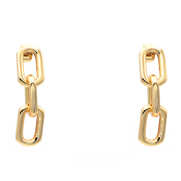 Gold Filled Chain Dangle Earrings
