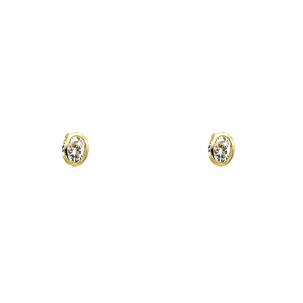 Gold Filled CZ Stud Earring