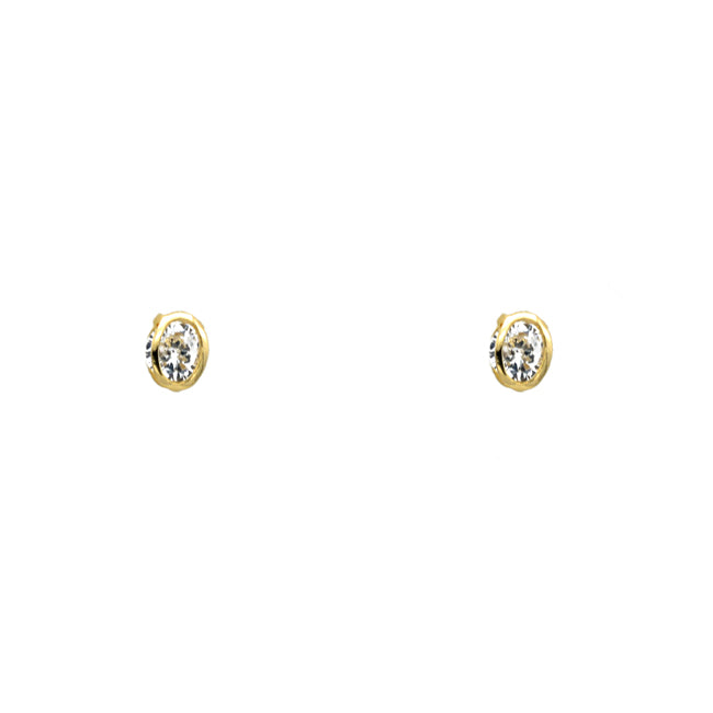 Gold Filled CZ Stud Earring