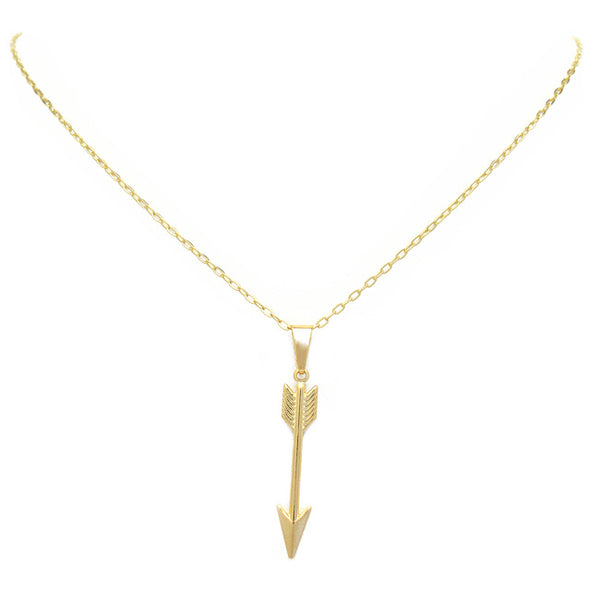 gold filled arrow necklace