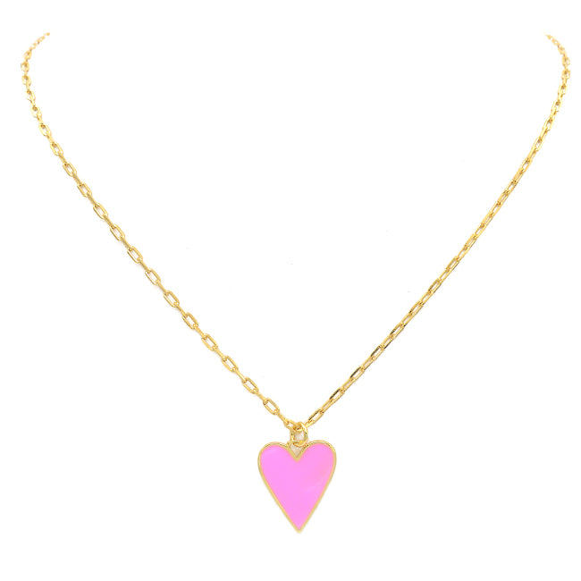 gold filled heart necklace