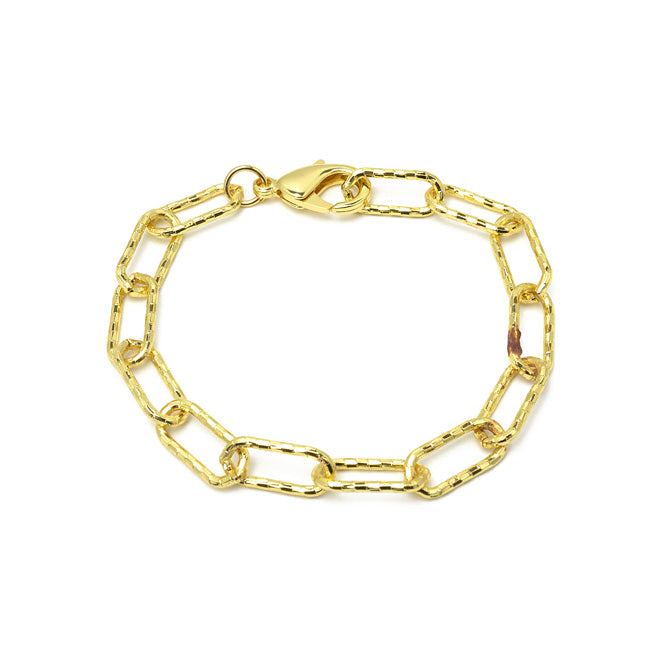 Gold plated Linked Chain Bracelet