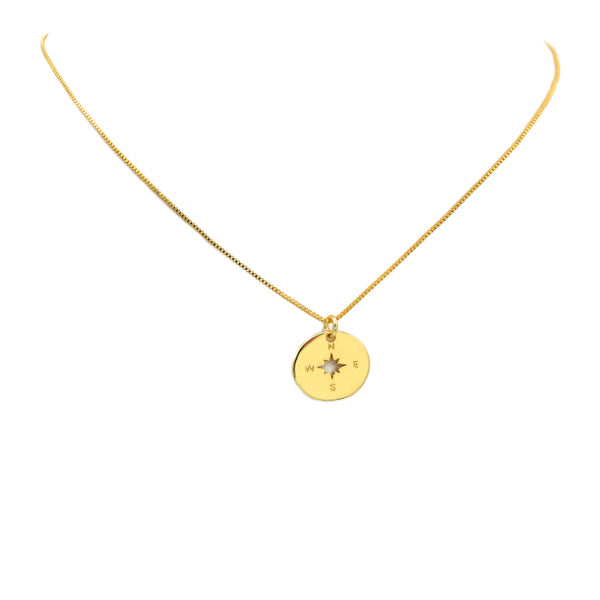 Gold Filled Starburst Pendant Necklace