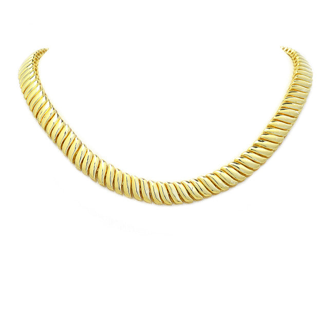 Gold Linked Chain Necklace