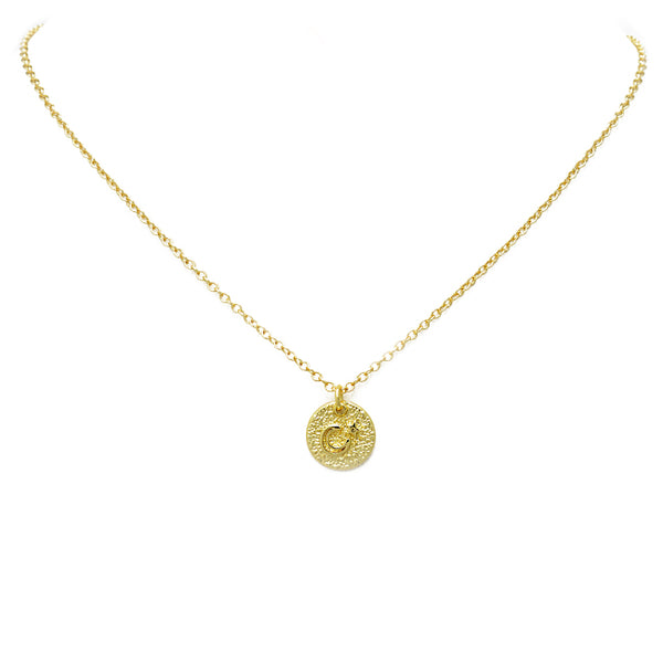 Gold Star & Moon Pendant Necklace