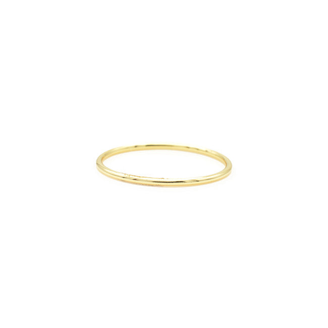 Sterling Silver Gold Plated Band Ring