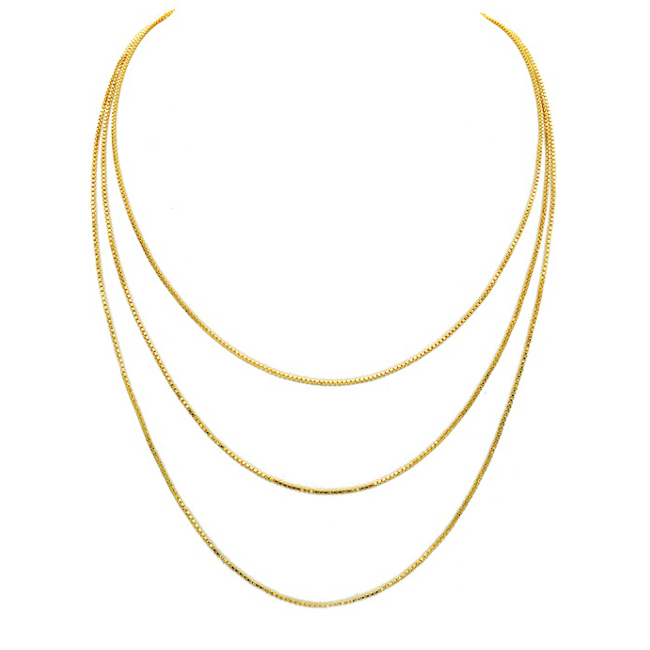 Gold Filled Multi Layered Necklace