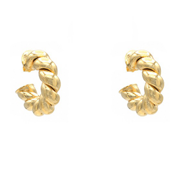 Gold Filled Twisted Hoop Earring