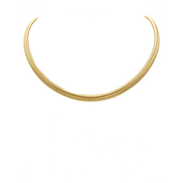 Gold Filled Omega Chain Necklace