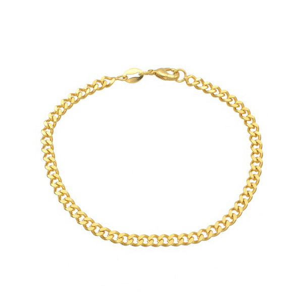 Gold Filled Cuban Chain Bracelet
