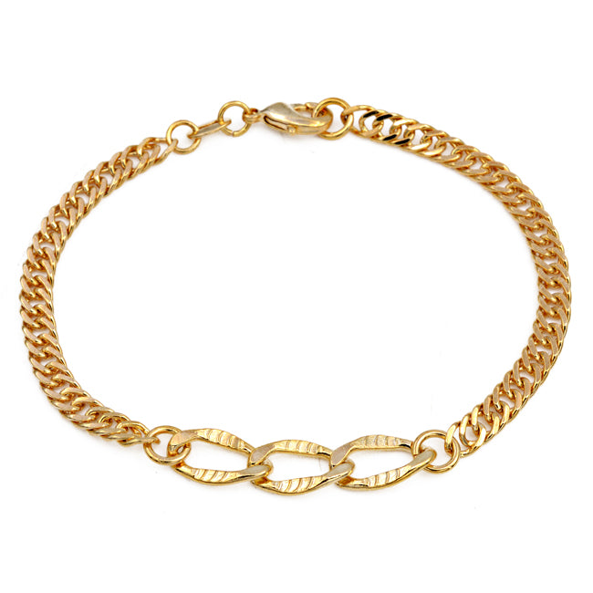 Gold Filled Link Chain Bracelet