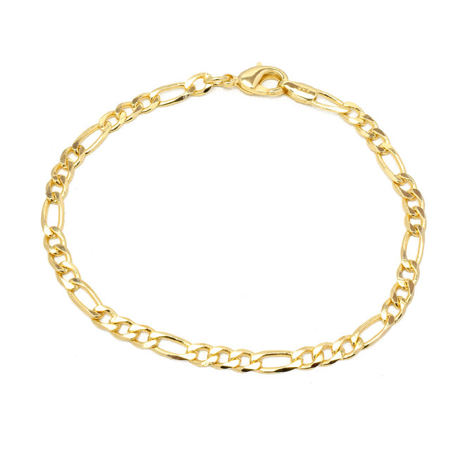 Gold Filled Linked Chain Bracelet 