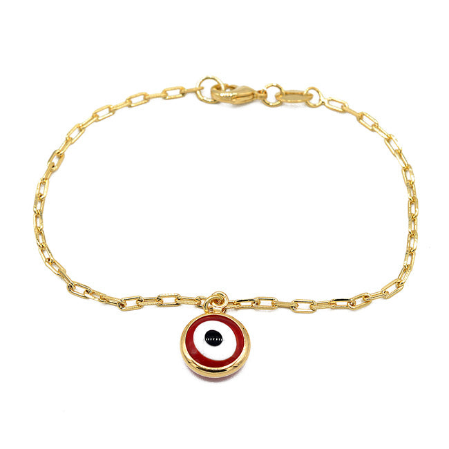 Gold Filled Evil Eye Bracelet