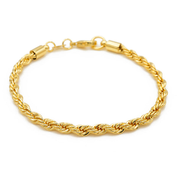 Gold Filled Rope Chain Bracelet